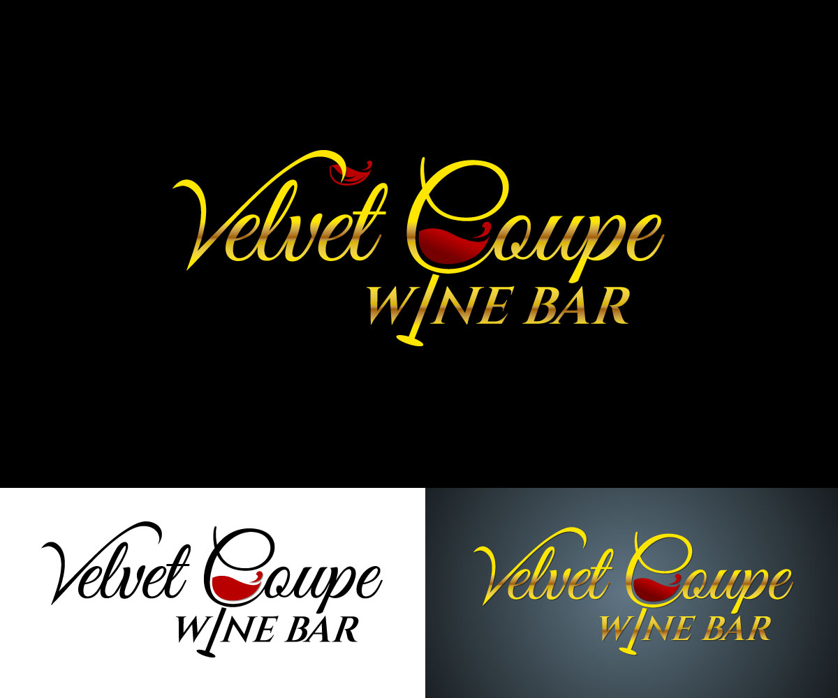 Logo Design by future logo.com for Velvet Coupe Wine Bar | Design #36503259