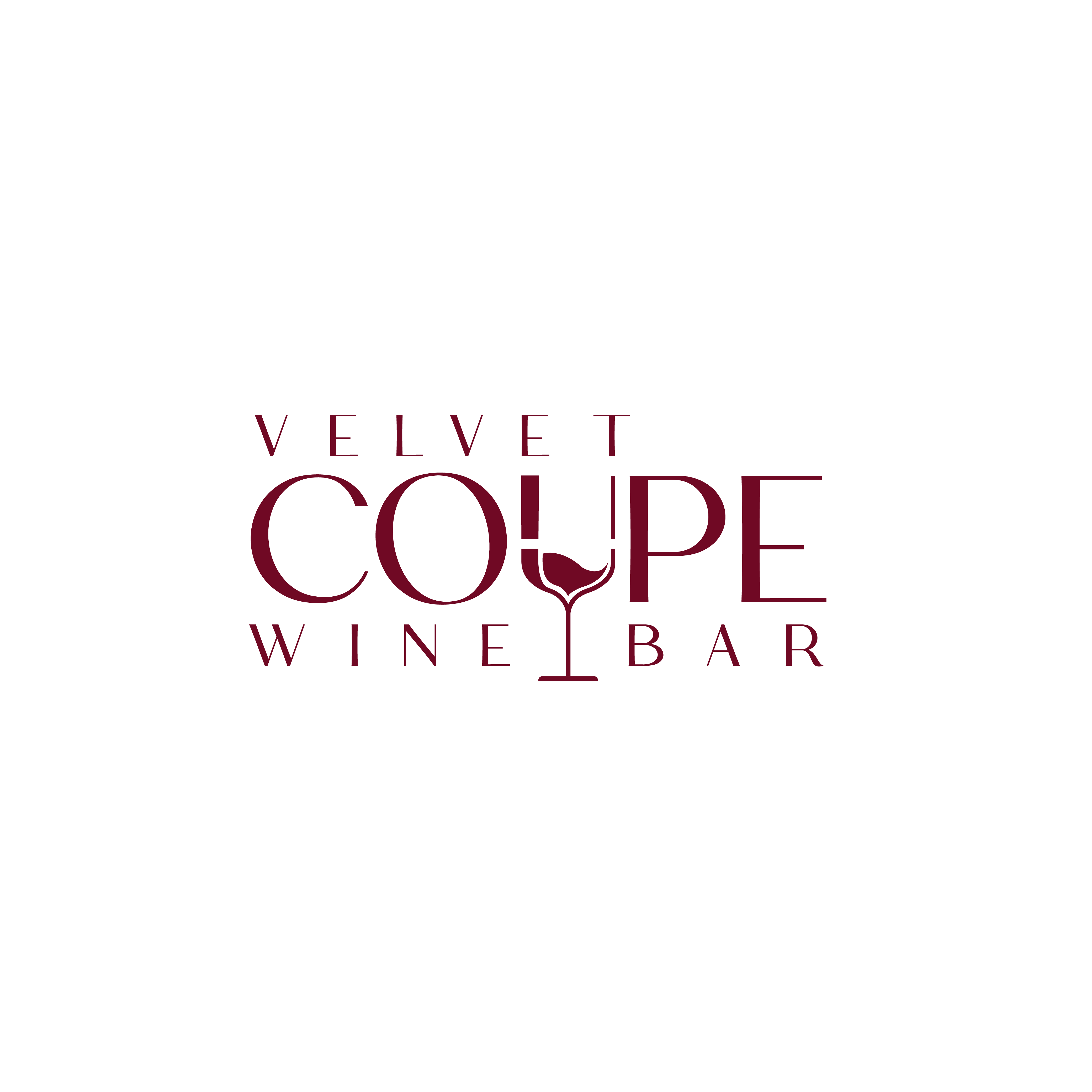 Logo Design by ares_h1 for Velvet Coupe Wine Bar | Design #36505235