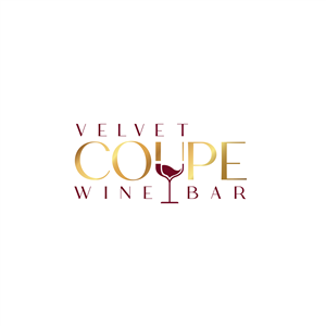 Logo Design by ares_h1 for Velvet Coupe Wine Bar | Design: #36505236