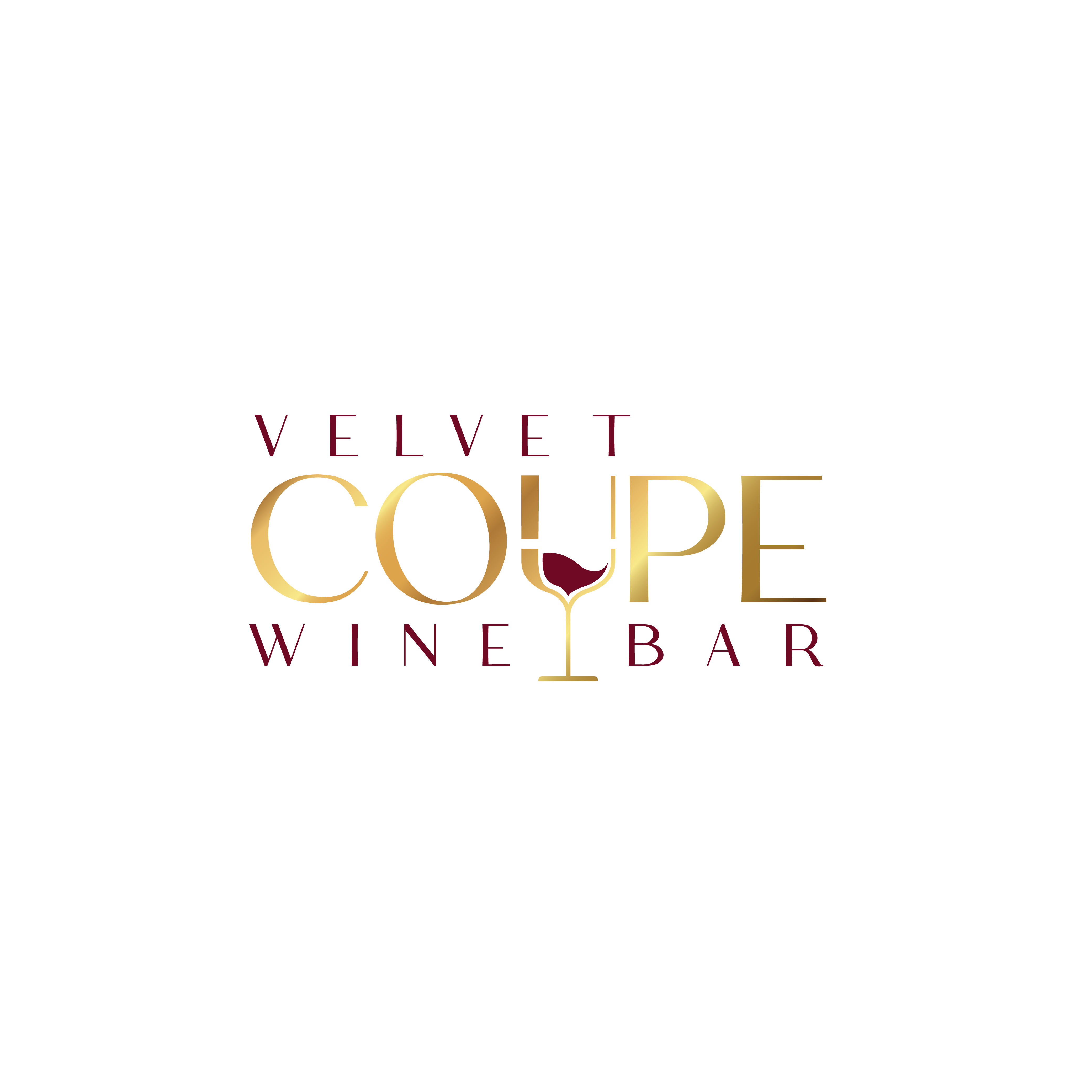 Logo Design by ares_h1 for Velvet Coupe Wine Bar | Design #36505238