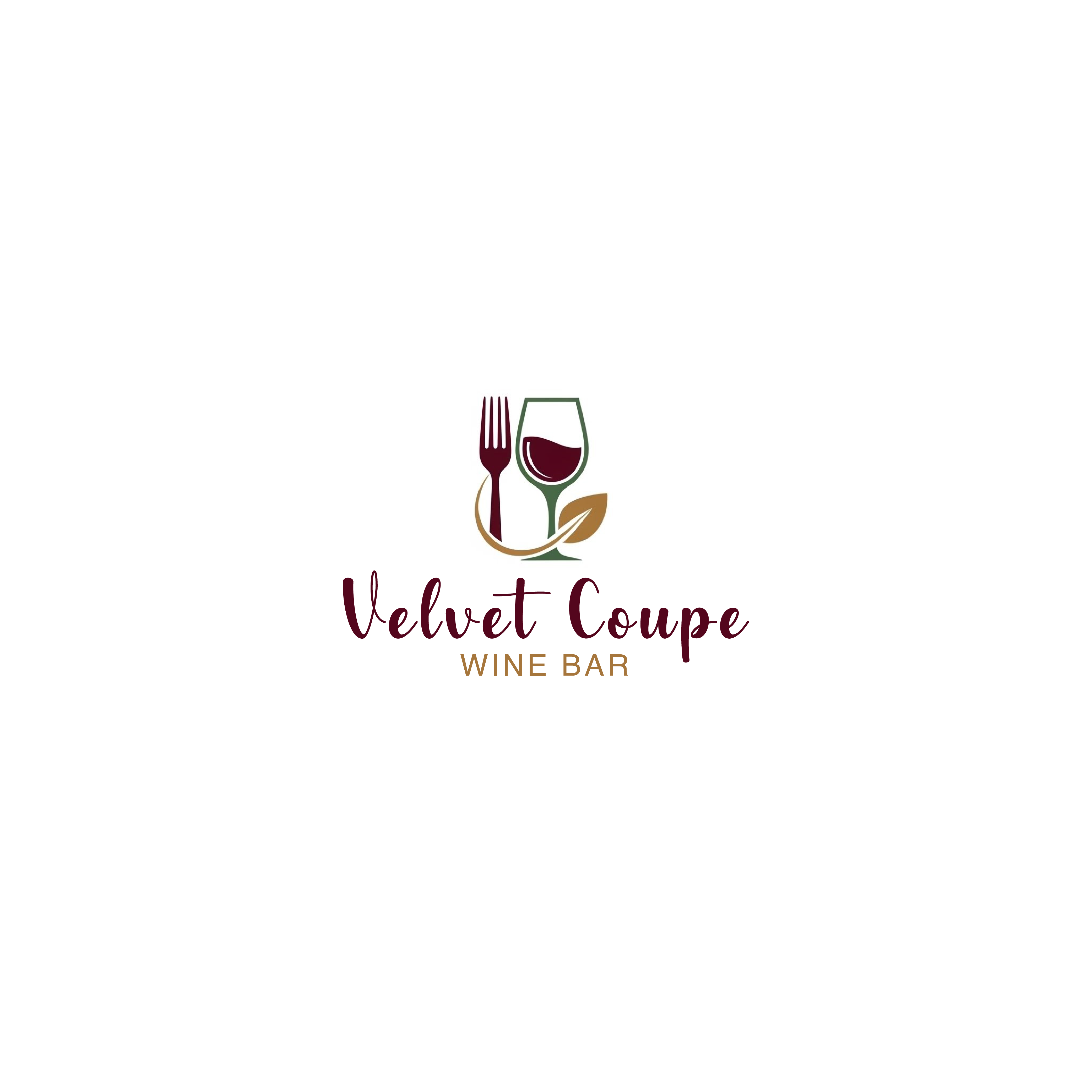 Logo Design by Bushra141 for Velvet Coupe Wine Bar | Design #36513046
