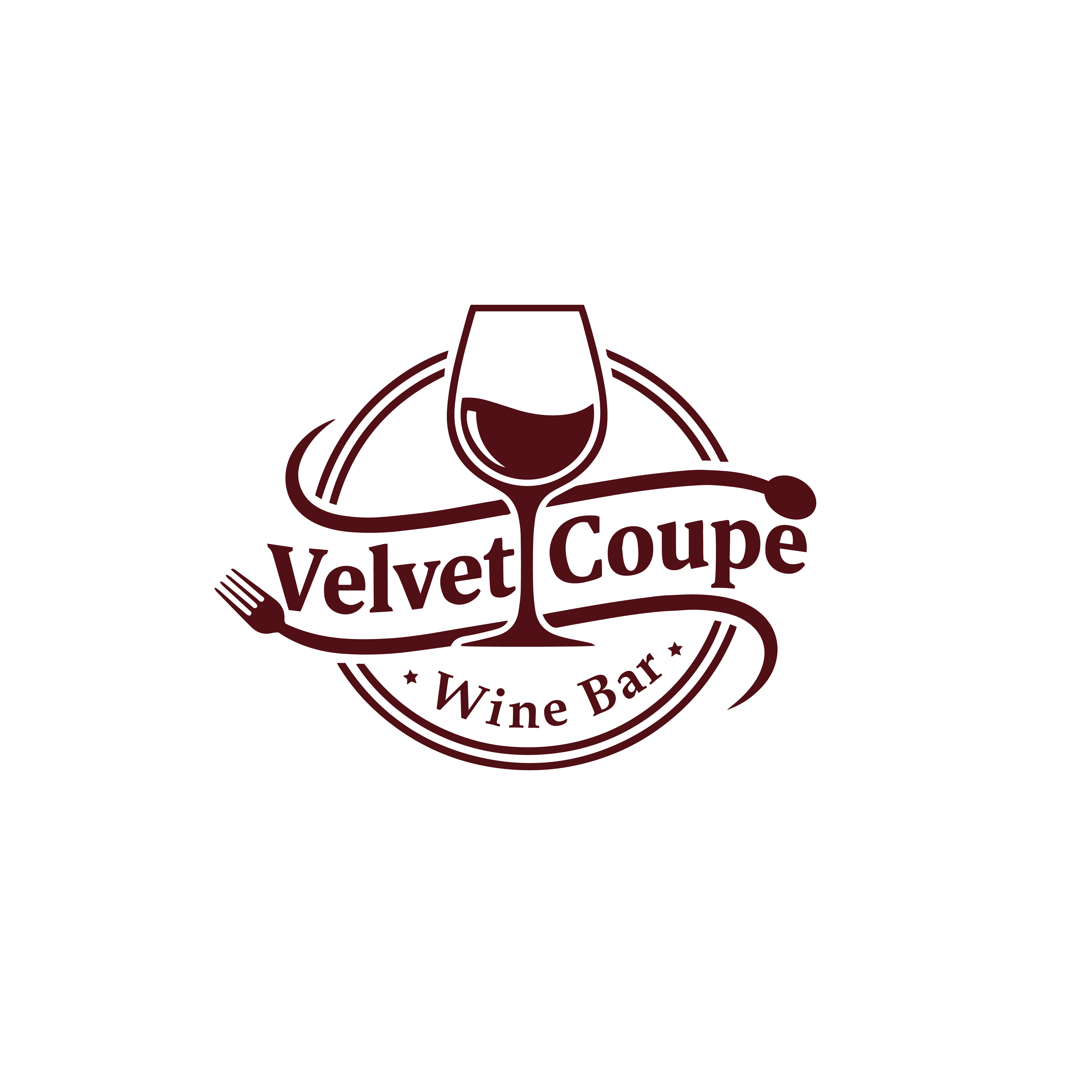 Logo Design by Bushra141 for Velvet Coupe Wine Bar | Design #36532641