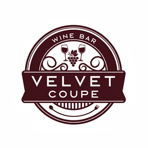 Logo Design by Bushra141 for Velvet Coupe Wine Bar | Design: #36532676