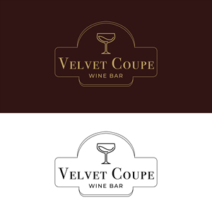 Logo Design by GumelarStd for Velvet Coupe Wine Bar | Design: #36525911
