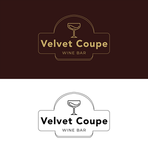 Logo Design by GumelarStd for Velvet Coupe Wine Bar | Design: #36525920