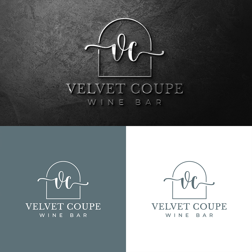 Logo-Design von handart für Velvet Coupe Wine Bar | Design #36565599
