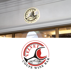 Logo Design by Dior design for Velvet Coupe Wine Bar | Design: #36506885