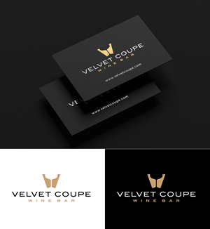 Logo Design by grrssn for Velvet Coupe Wine Bar | Design: #36541325