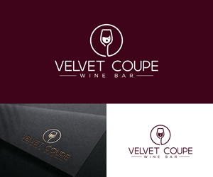Logo-Design von Ansh Design für Velvet Coupe Wine Bar | Design: #36505362