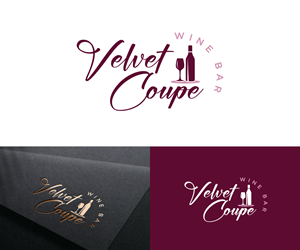 Logo-Design von Ansh Design für Velvet Coupe Wine Bar | Design: #36505363