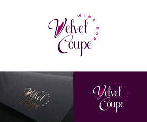 Logo-Design von Ansh Design für Velvet Coupe Wine Bar | Design: #36505364