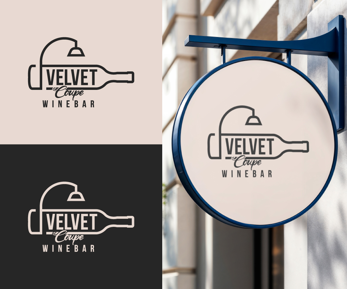 Logo-Design von Ansh Design für Velvet Coupe Wine Bar | Design #36505366