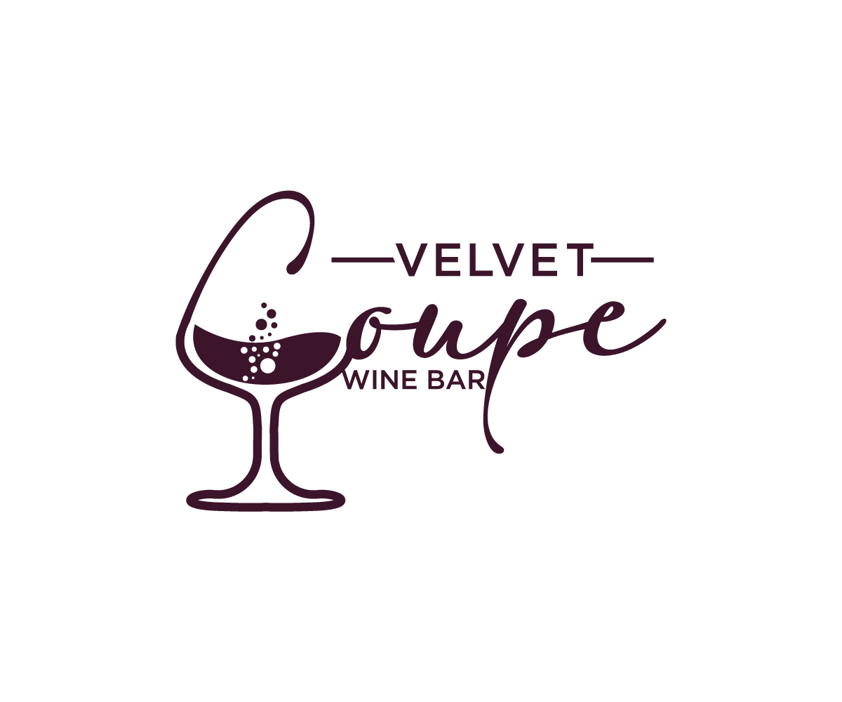 Logo Design by Ansh Design for Velvet Coupe Wine Bar | Design #36508109