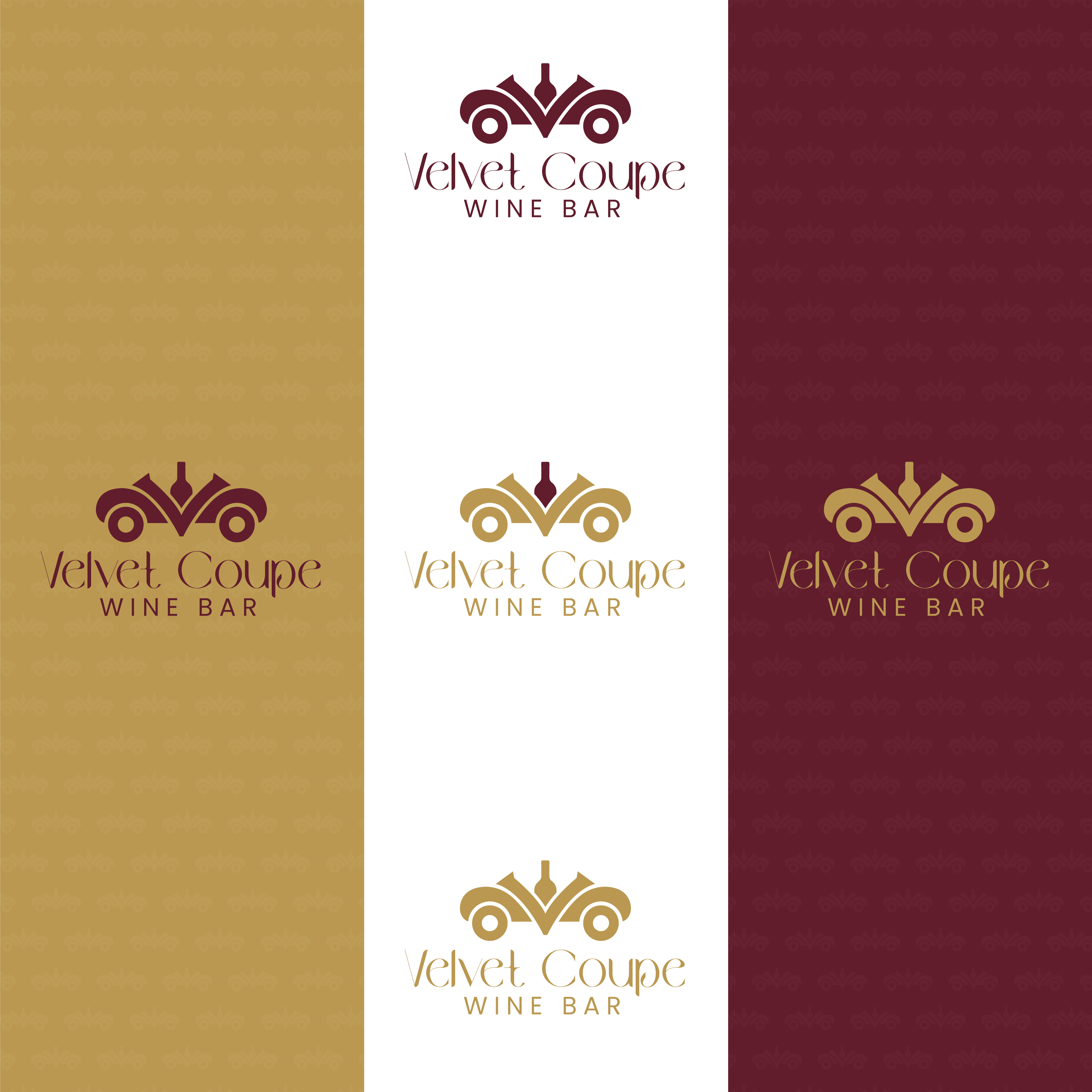 Logo Design by DesevoBD for Velvet Coupe Wine Bar | Design #36566687