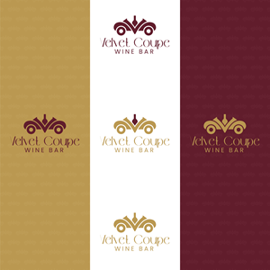 Logo Design by DesevoBD for Velvet Coupe Wine Bar | Design #36566687