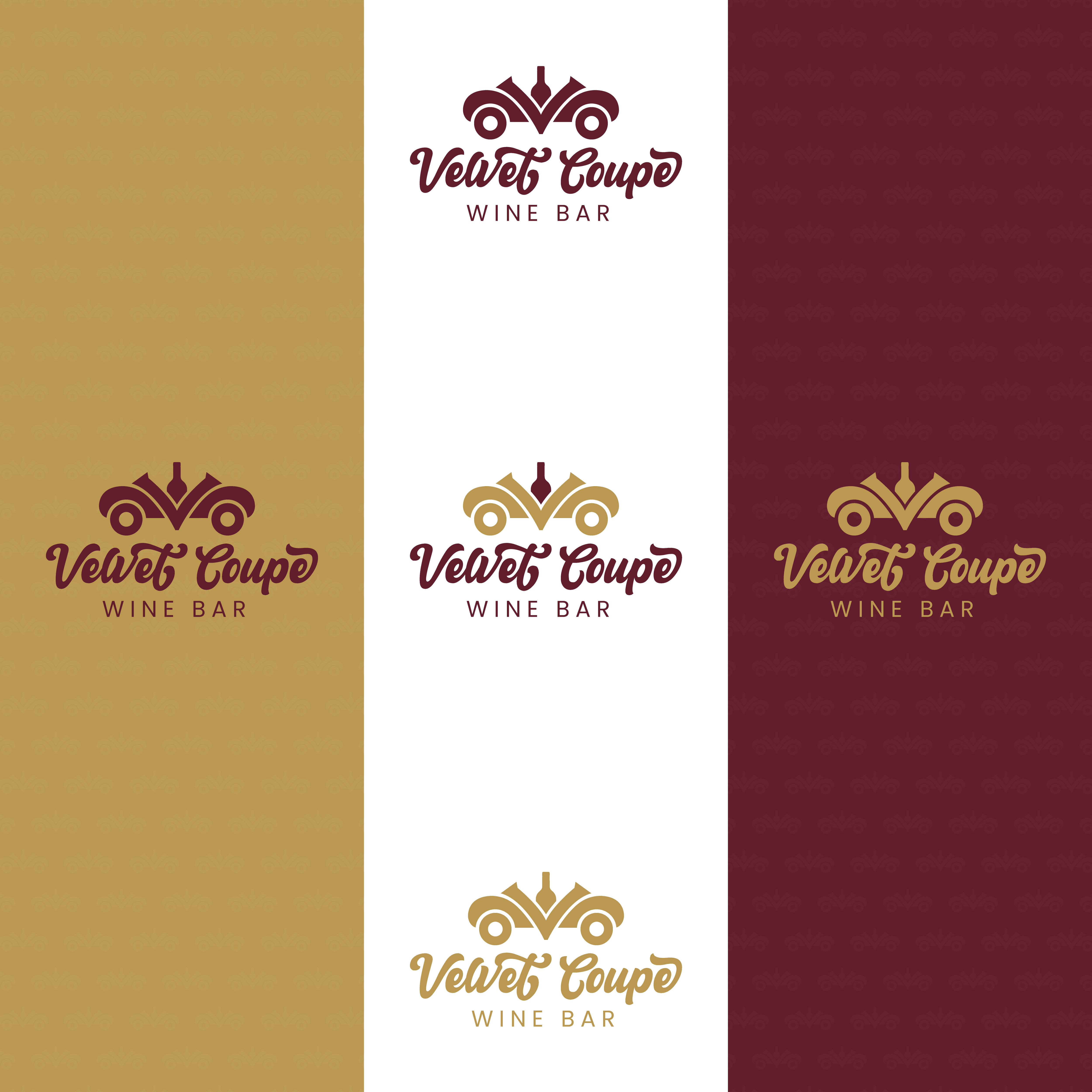 Logo Design by DesevoBD for Velvet Coupe Wine Bar | Design #36566690