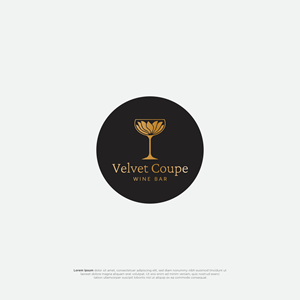 Logo Design by BerhasilKabeh for Velvet Coupe Wine Bar | Design: #36535561
