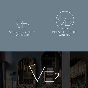 Logo Design by vidarshana 2 for Velvet Coupe Wine Bar | Design: #36535281