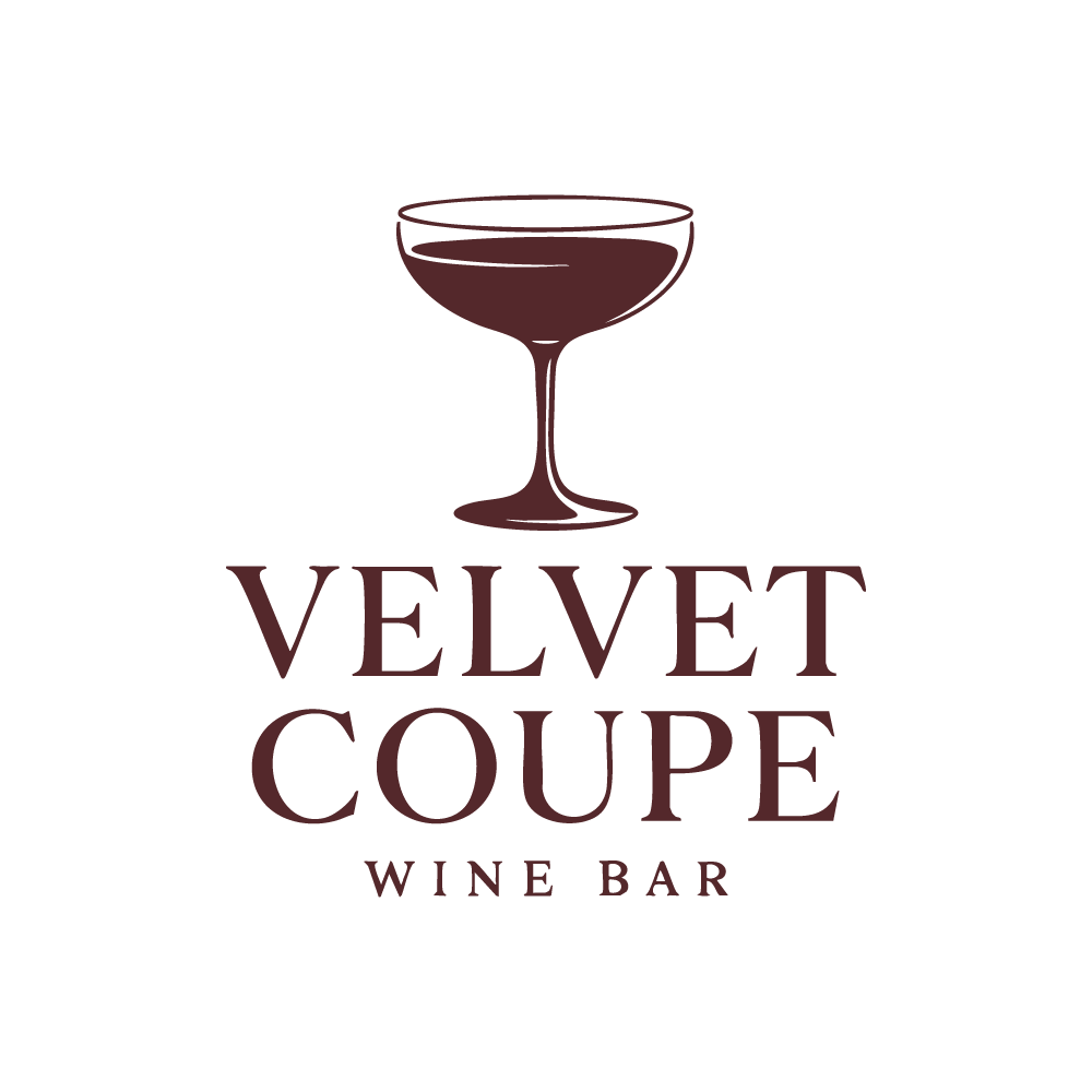 Logo Design by baymoray for Velvet Coupe Wine Bar | Design #36508271