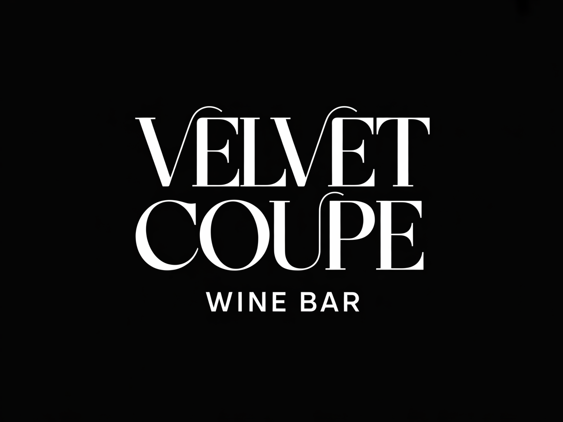 Logo Design by Kkanti for Velvet Coupe Wine Bar | Design #36540978