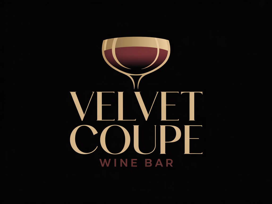 Logo Design by Kkanti for Velvet Coupe Wine Bar | Design #36540980
