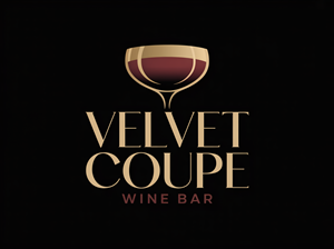 Diseño de Logo por Kkanti para Velvet Coupe Wine Bar | Diseño: #36540980
