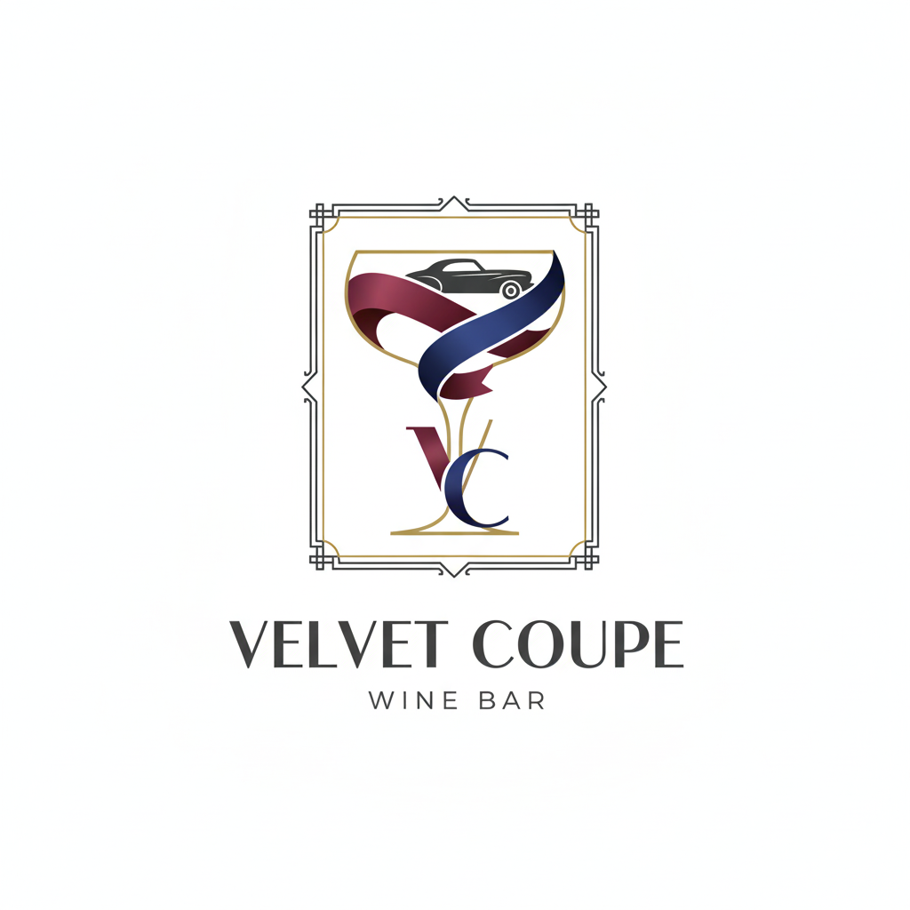 Logo Design by Freelancertinax for Velvet Coupe Wine Bar | Design #36525546