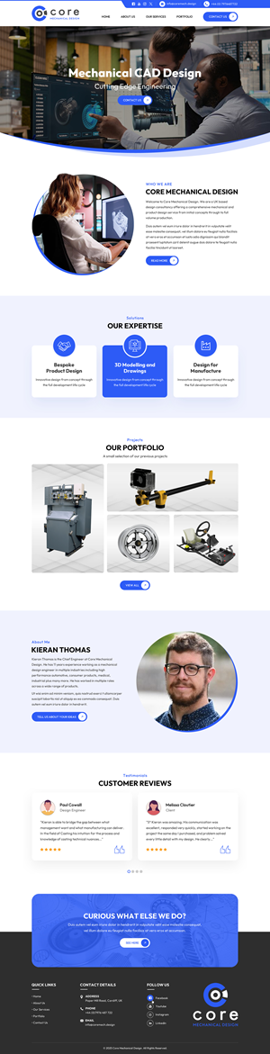 Web Design by Sbss for this project | Design: #36517269
