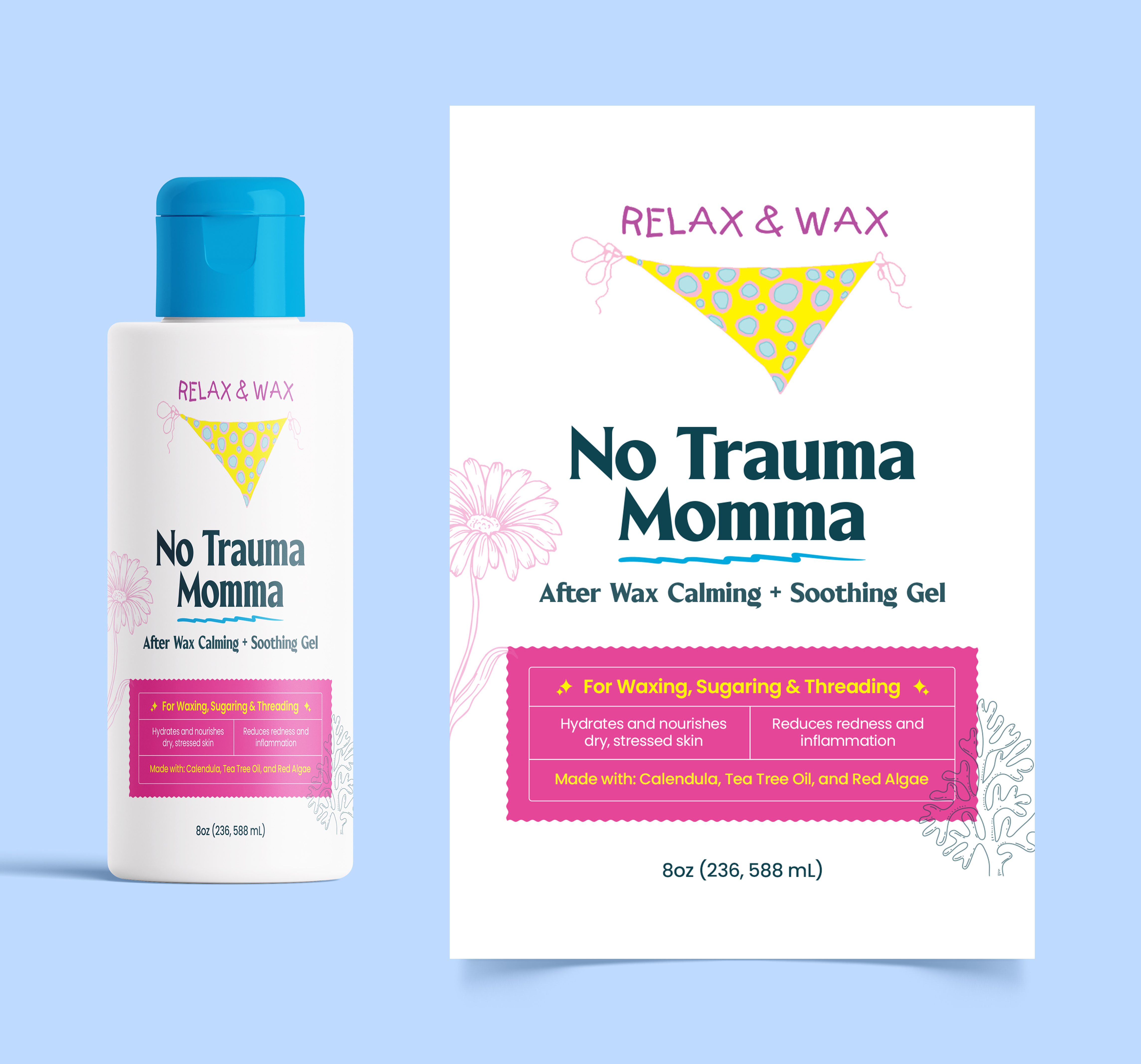 Packaging Design by Graphic Guy for Relax & Wax | Design #36524293