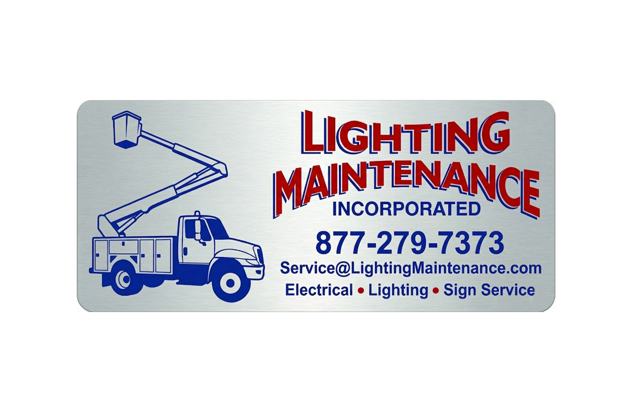 Schilder-Design von WrapTonic24 für Lighting Maintenance Inc | Design #36566630