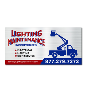 Schilder-Design von WrapTonic24 für Lighting Maintenance Inc | Design: #36566776