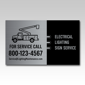 Diseño de Señalética por YourLogoMaster para Lighting Maintenance Inc | Diseño: #36539343