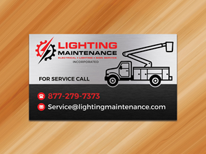 Schilder-Design von Sabbir_2025 für Lighting Maintenance Inc | Design: #36521956