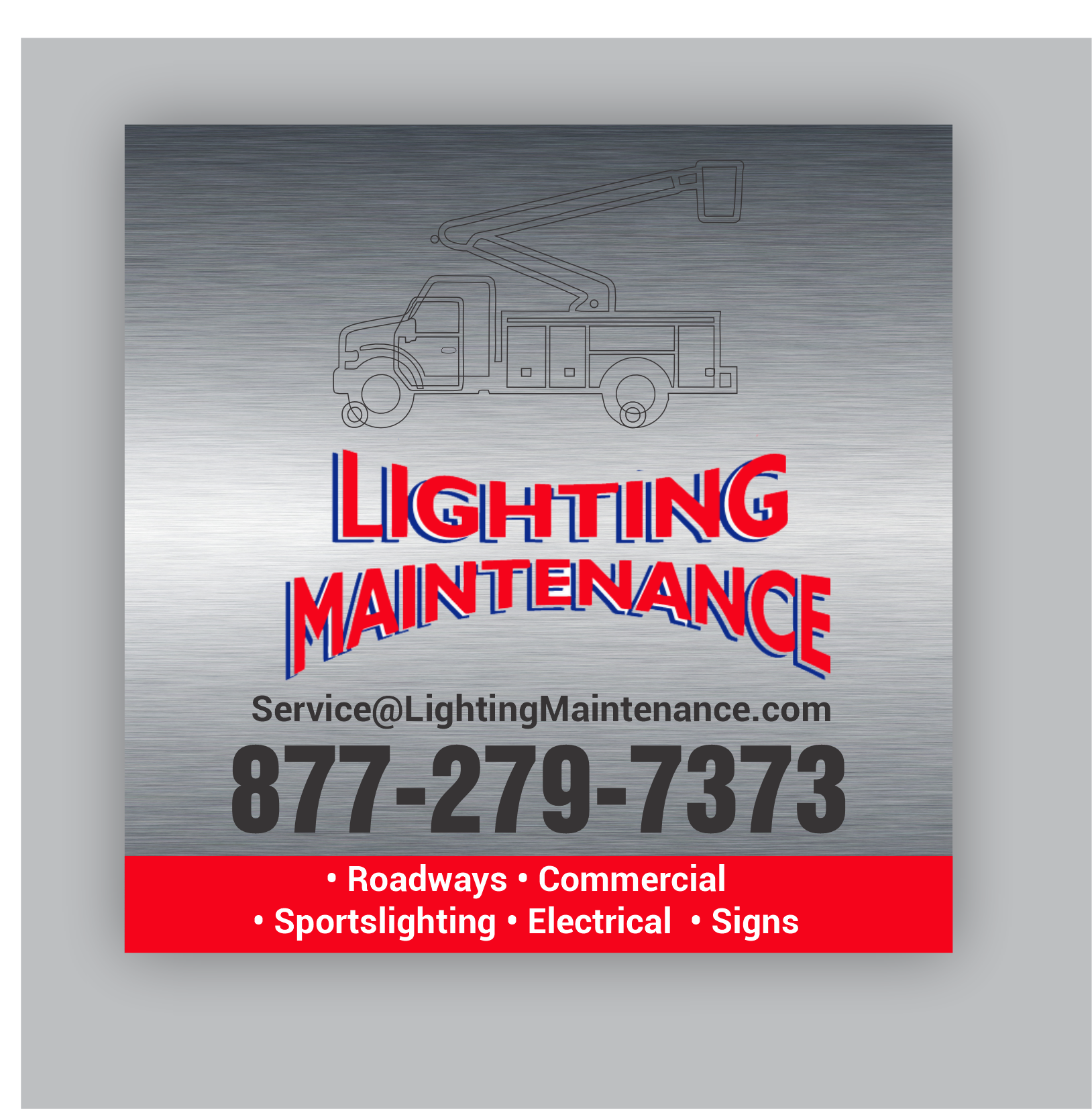 Schilder-Design von freelancer75 für Lighting Maintenance Inc | Design #36524805