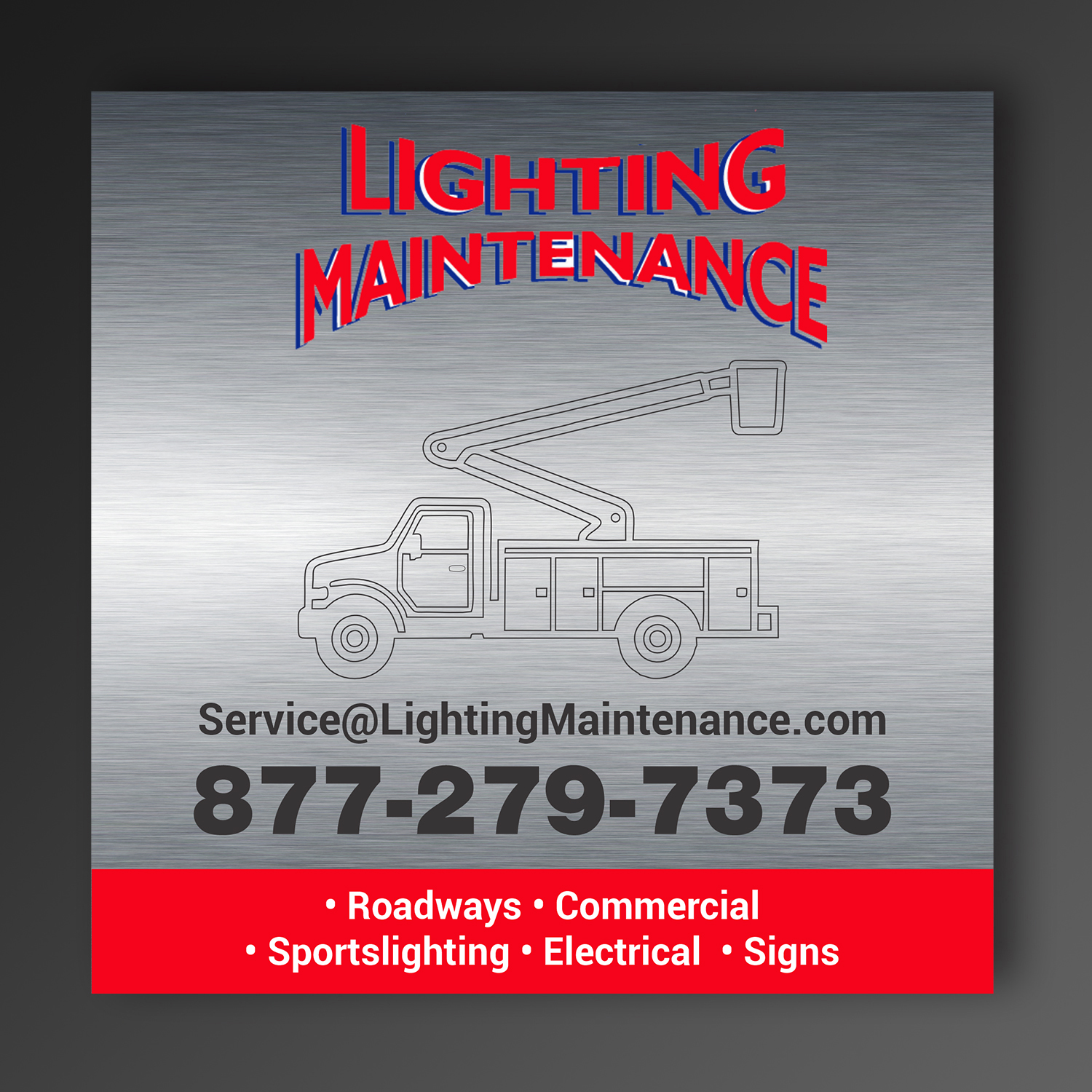 Schilder-Design von freelancer75 für Lighting Maintenance Inc | Design #36524904