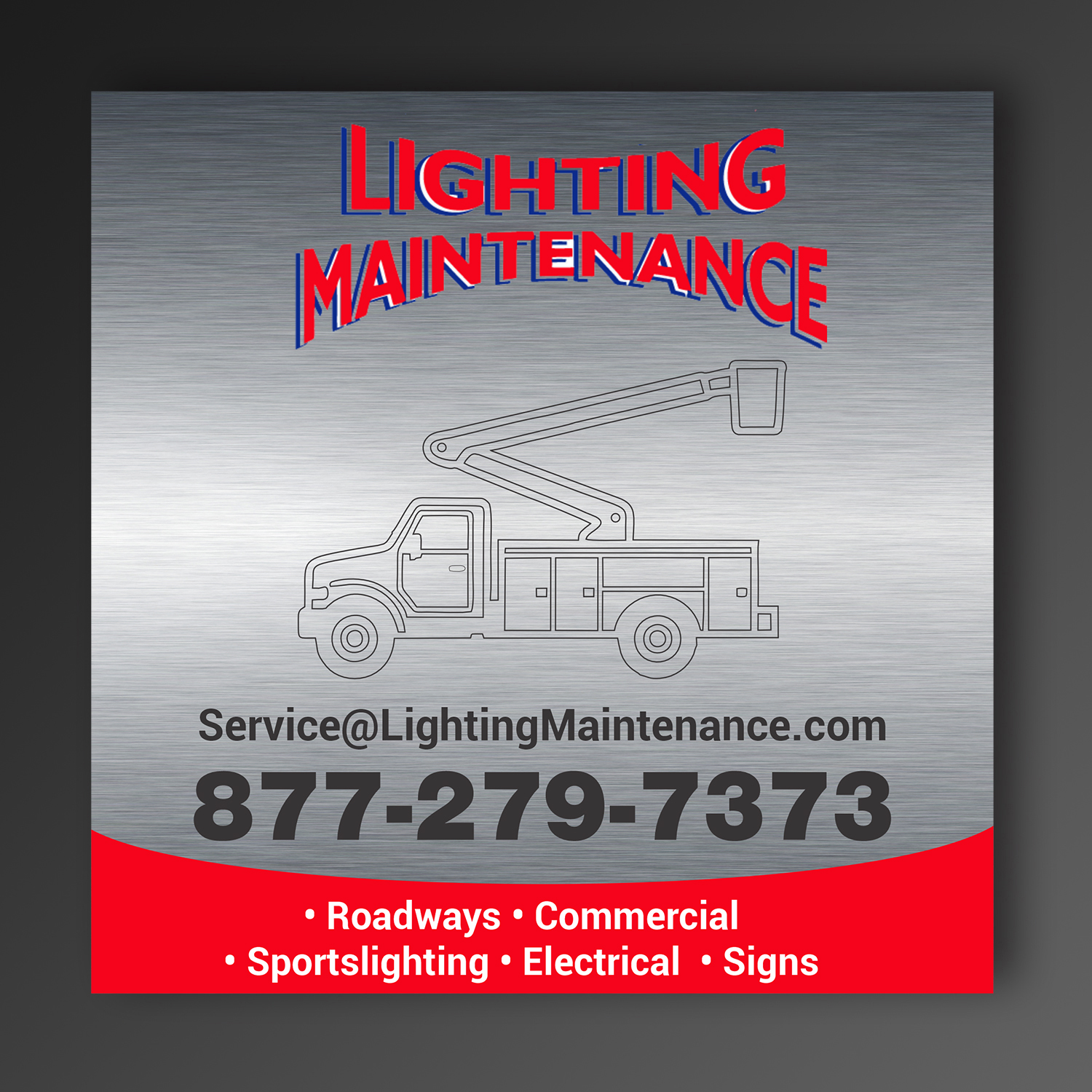 Schilder-Design von freelancer75 für Lighting Maintenance Inc | Design #36524922