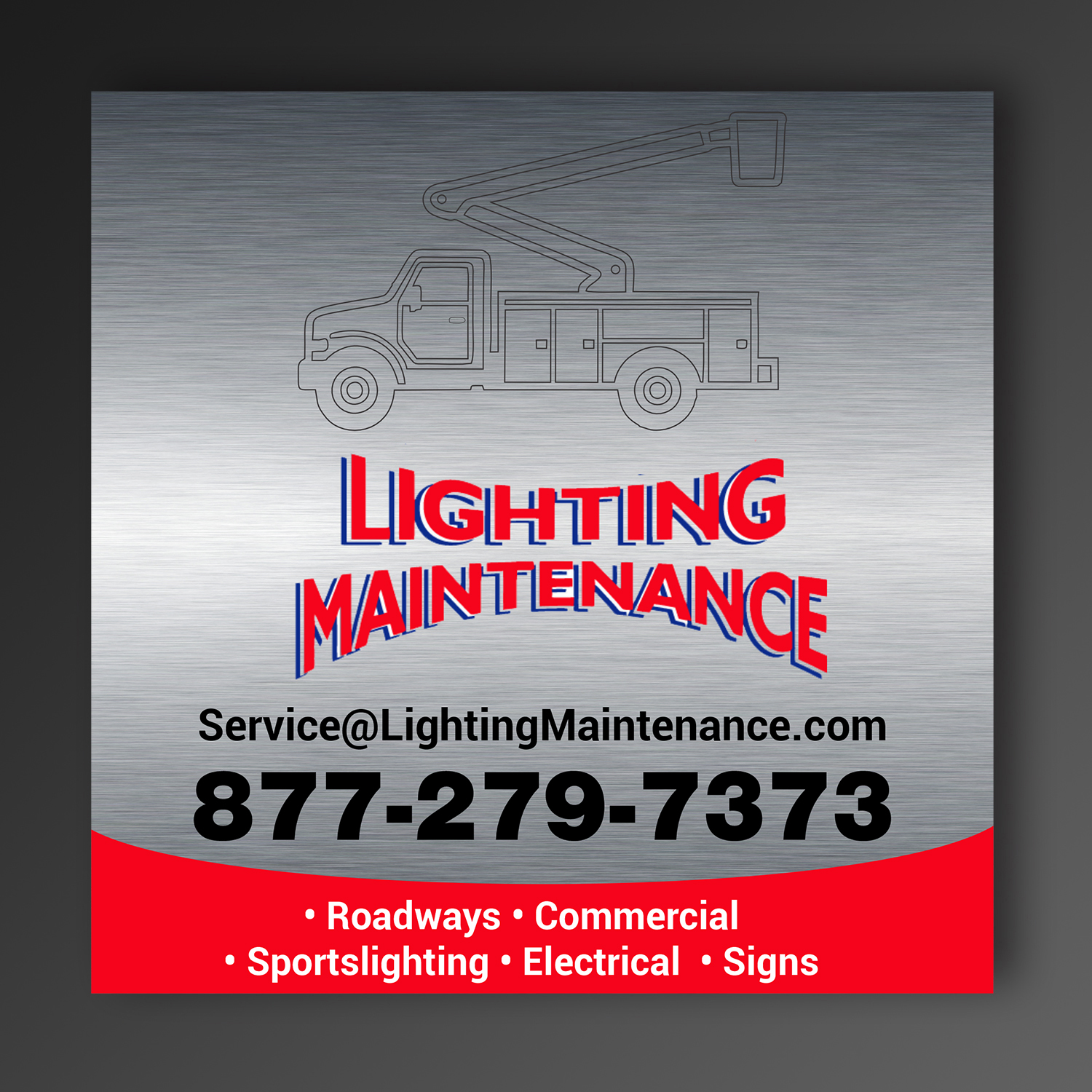 Schilder-Design von freelancer75 für Lighting Maintenance Inc | Design #36524939