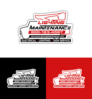 Schilder-Design von debdesign für Lighting Maintenance Inc | Design: #36522777