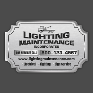 Schilder-Design von debdesign für Lighting Maintenance Inc | Design: #36548289