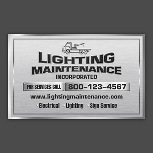 Schilder-Design von debdesign für Lighting Maintenance Inc | Design: #36548291