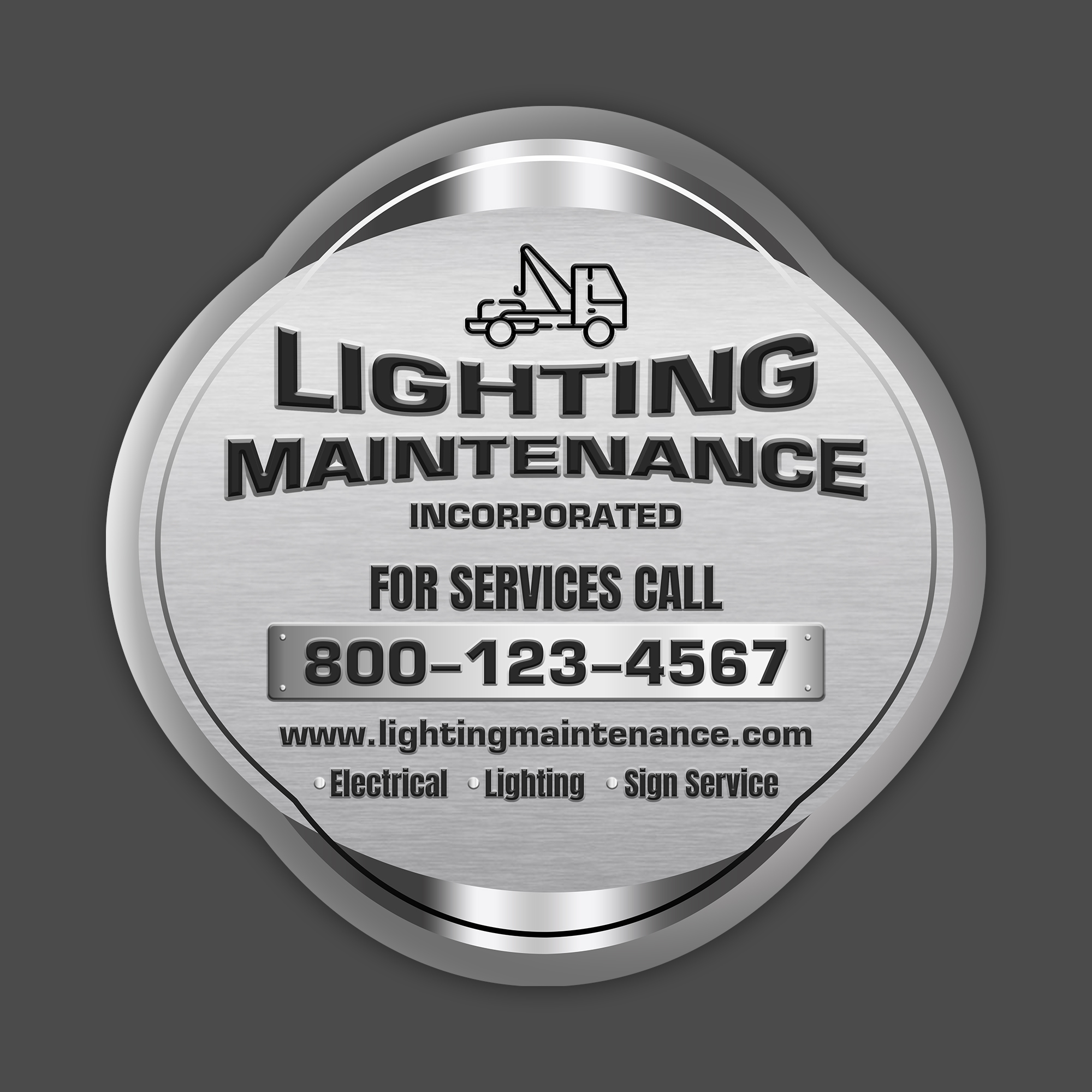 Diseño de Señalética por debdesign para Lighting Maintenance Inc | Diseño #36548292