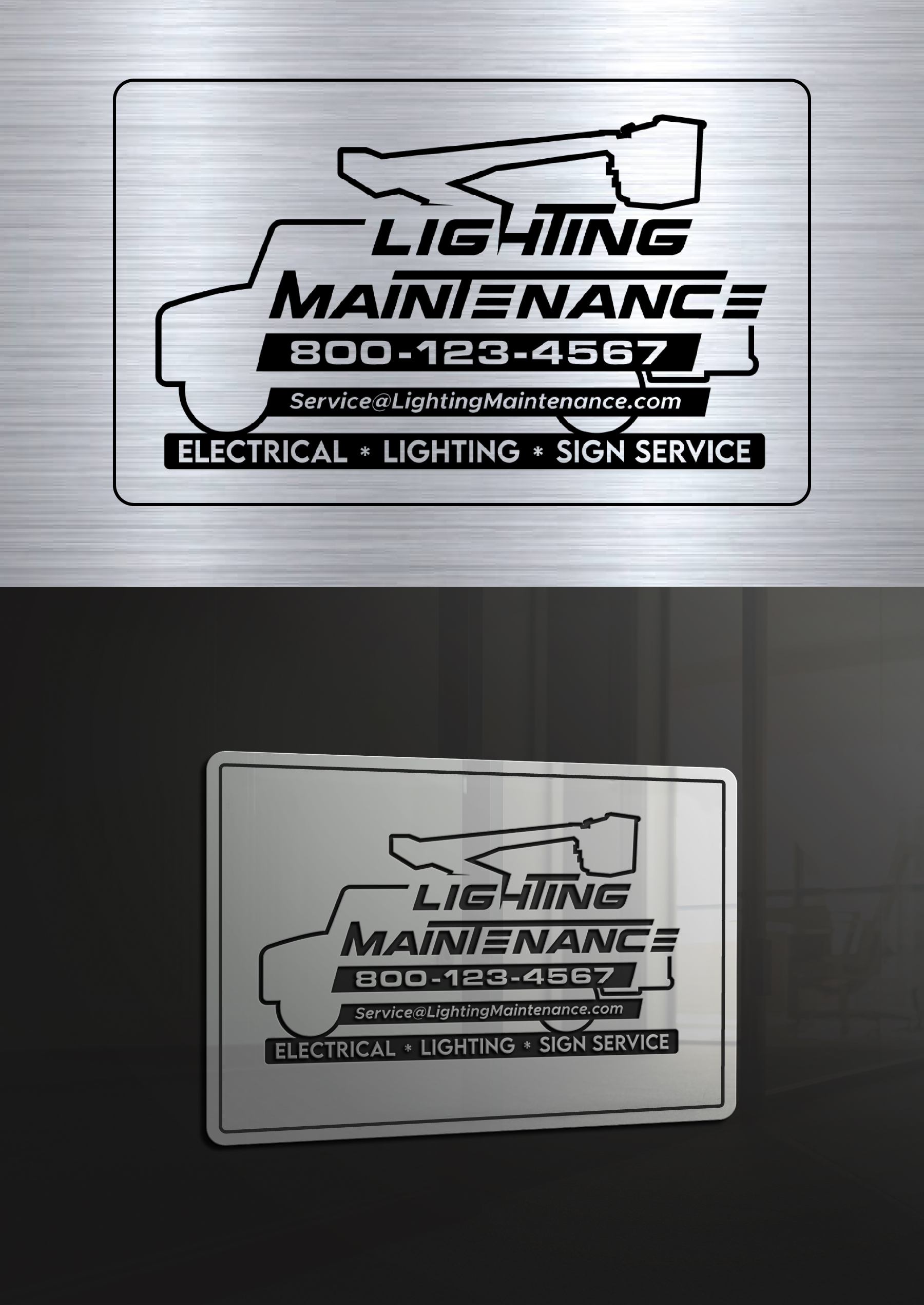 Schilder-Design von debdesign für Lighting Maintenance Inc | Design #36548611