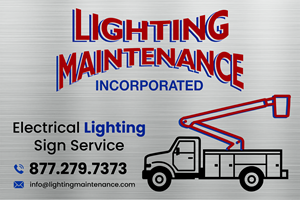 Schilder-Design von Hristo Itchov für Lighting Maintenance Inc | Design #36514976