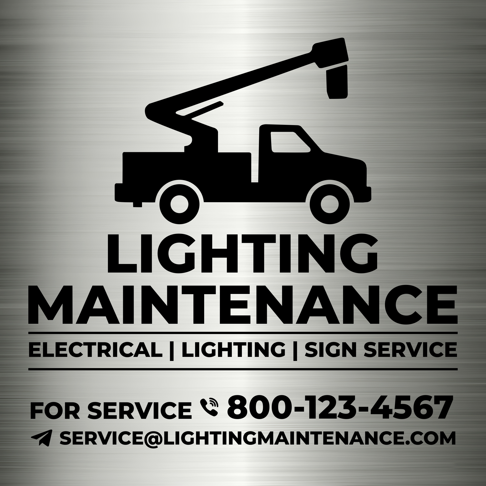 Signage Design by KukuDesign for Lighting Maintenance Inc | Design #36518627