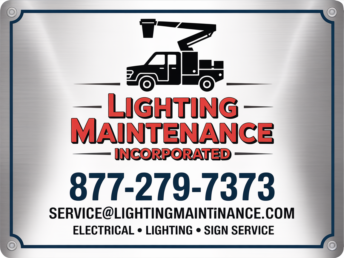 Schilder-Design von Minang Art_Studio für Lighting Maintenance Inc | Design #36549239