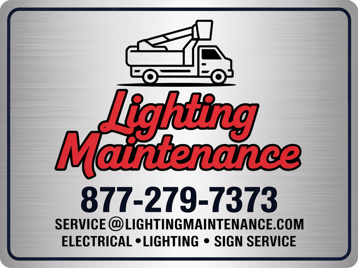 Diseño de Señalética por Minang Art_Studio para Lighting Maintenance Inc | Diseño #36549240