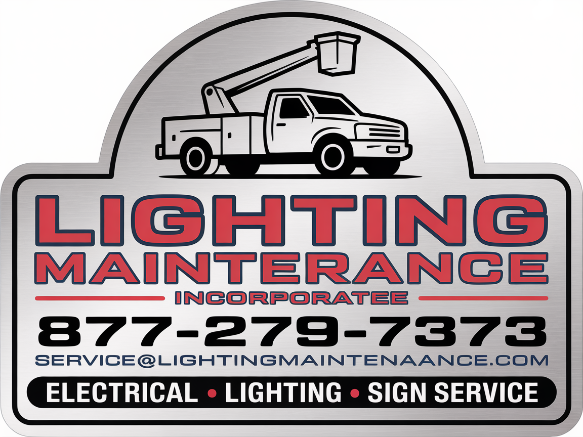 Schilder-Design von Kkanti für Lighting Maintenance Inc | Design #36549251