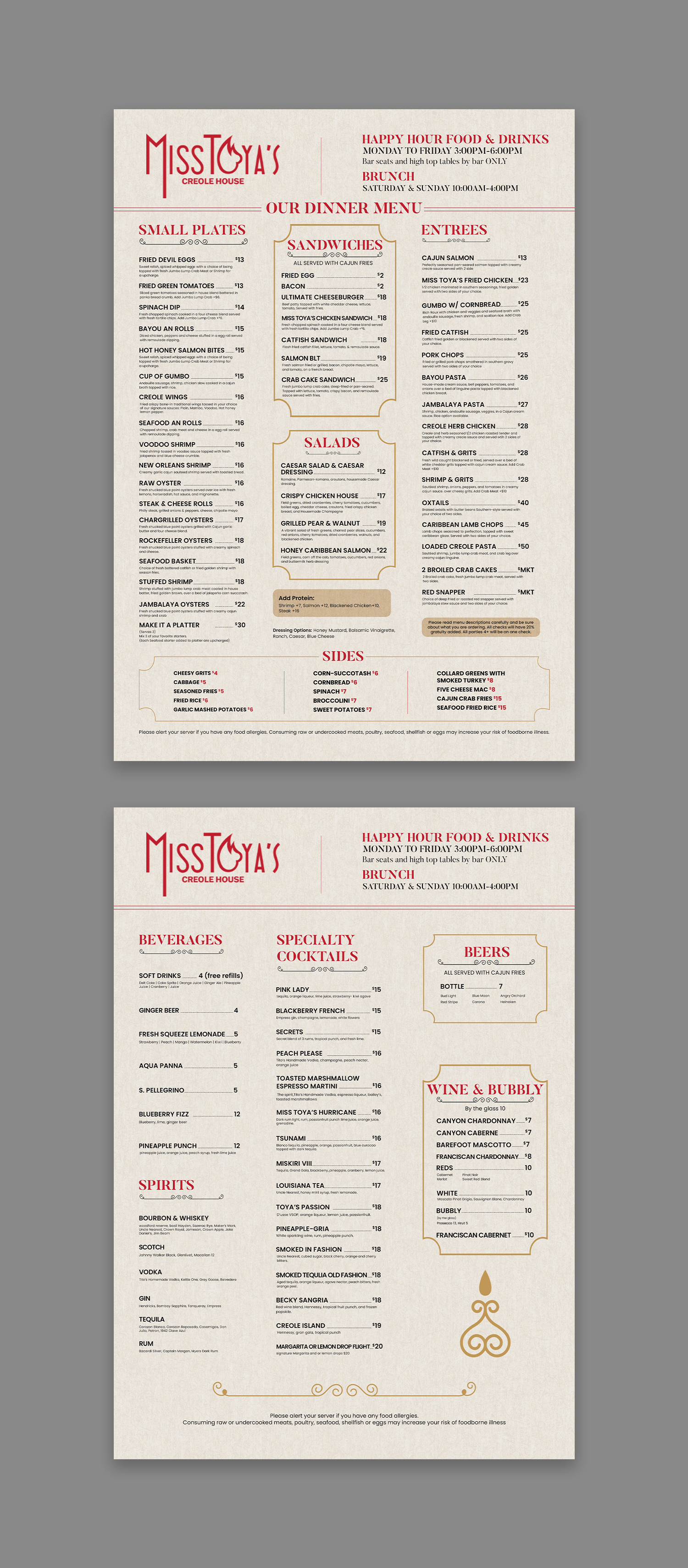 Design de Menu par debdesign pour ce projet | Design #36542275