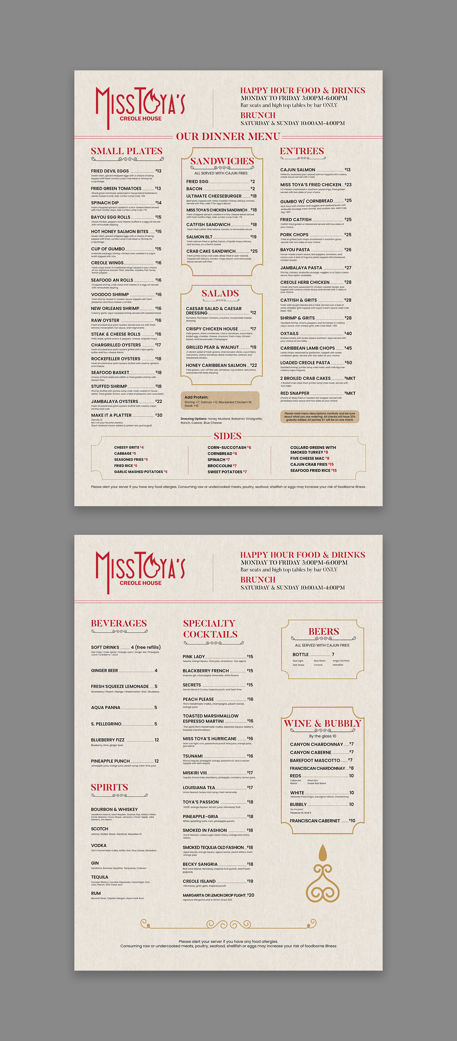 Design de Menu par debdesign pour ce projet | Design #36543799