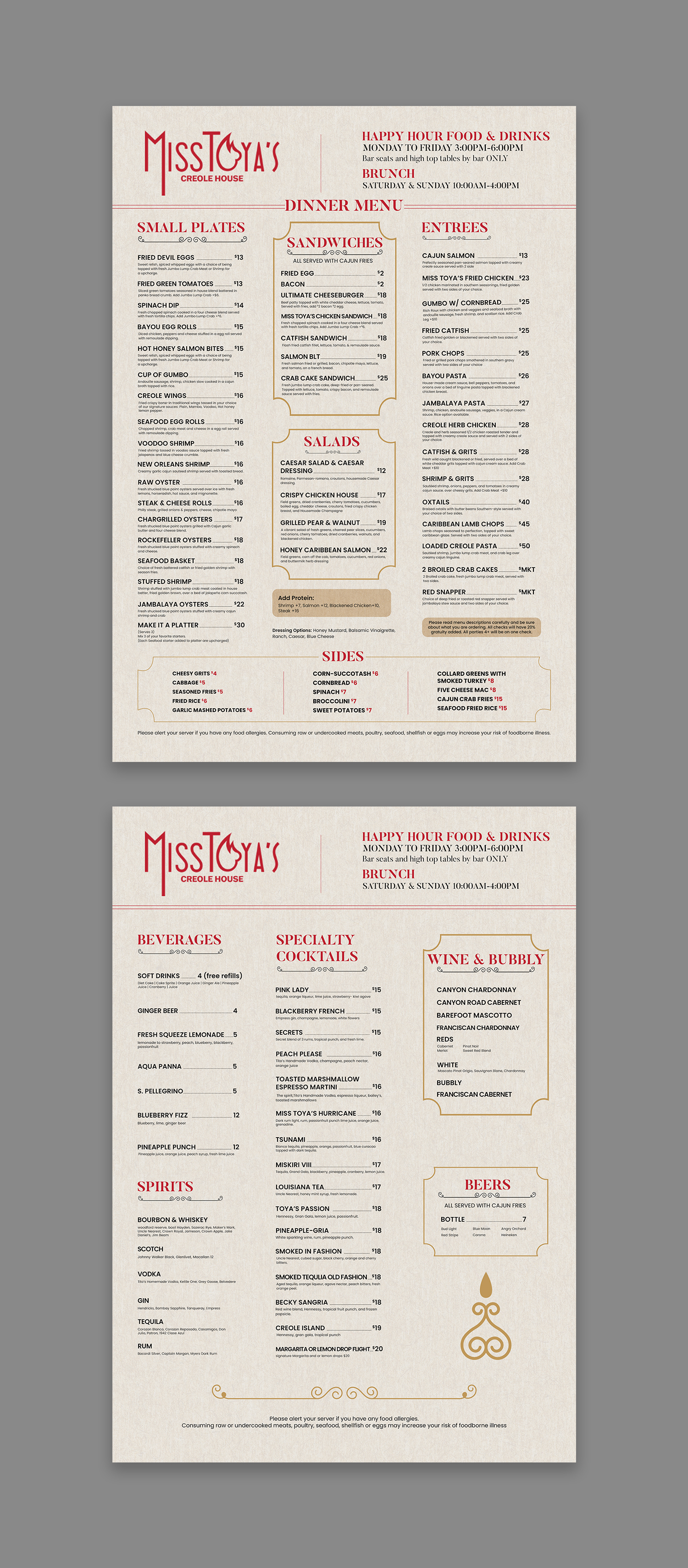 Design de Menu par debdesign pour ce projet | Design #36548868
